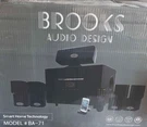 Brooks Audio Design Home Theater System #BA-71, Never Used.. Fixed Price $1500.00.