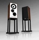 Mission 700 Bookshelf Speaker System Pair Walnut Includes Stands. Fixed Price $1500.00.