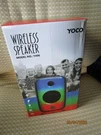 New Yoco Wireless Y406 With 4" Speakers, 10W Output, Eq, Fm, Rgb Lights. Fixed Price $14.99.