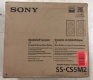 New Sony SS-CS5M2 3-WAY 3-DRIVER Hi-res Audio Bookshelf Speakers (pair) (2025). Fixed Price $225.00.
