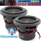 (2) Dd Audio 610F-D4 10" Car 3000W Dual 4-OHM Subwoofers Bass Speakers. Fixed Price $578.00.