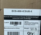Episode ECS-800-ICSUB-8 Commercial Series In-ceiling 8" Subwoofer 70V New. Fixed Price $325.00.