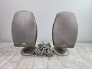 Klipsch RSX-3 Satellite Pair With Wires Silver System Tested. Fixed Price $49.87.