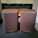 Vintage Realistic Minimus 7W Speakers Cat No 40-2039C Walnut Wood 8 Ohms 40W Max. Fixed Price $99.95.