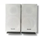 Panasonic SB-PM19 Stereo Speakers Pair White 6 100W Rms Wood Cabinet Tested. Fixed Price $39.97.