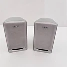 Sony SS-MSP68 Surround Sound Speakers Pair Ohm Silver Rated Tested Working. Fixed Price $46.43.