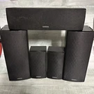 Onkyo Speaker Surround Sound System (2)-SKF-580(1)SKR-580(1)-SKB-580(1)SKC-580. Fixed Price $45.00.