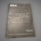 Rca Stereo User Manual RS2605 Multiple Language Great Condition Free Ship. Fixed Price $19.99.