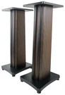 (2) Rockville Dark Wood Grain 28" Speaker Stands Fits Bowers & Wilkins FP39381. Fixed Price $134.95.