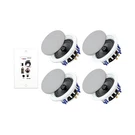 Herdio 5.25 Inch Bluetooth Ceiling Speakers Max Power 600W 2-WAY Flush Mount .... Fixed Price $217.87.