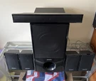 Sony Surround System Speakers W/ Subwoofer SS-MSP36S, SS-WP36 + Soundbar. Fixed Price $29.99.