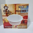 Pyle 8IN Full Range Speaker System, White - PDICS82. Fixed Price $28.50.