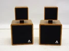 Triad Satellite System Mini Montors / Computer Oak Vaneer. Fixed Price $95.00.