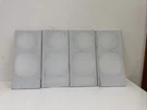 4 Definitive Technology White BP-2X Bipolar Home Theater Grill Covers Only. Fixed Price $64.99.