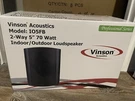 Vinson Acoustics Outdoor/indoor Loudspeaker MODEL:IO5FB 2-WAY 5"70 Watt. New. Fixed Price $150.00.