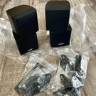 2 Bose Mint Cube Black Speakers & Mounts Doubleshot Lifestyle Acoustimass. Fixed Price $182.80.