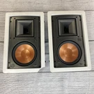 Klipsch Speakers R-3650-W / 2 With Screens Please See Photos Works. Fixed Price $200.00.