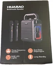 Huabao Multimedia Speaker Model #A112 Karaoke With Microphones Rgb Led Lights. Fixed Price $49.99.