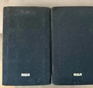 Vintage Rca 40-5022 Black 2-WAY Bookshelf Speakers 40W Rms 80W Max 8OHM Office. Fixed Price $40.00.