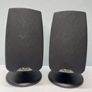Pair Of Klipsch Speakers QUIN3BK Quintet Iii Black Satellite Tested Sound Great. Fixed Price $50.00.
