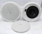(pair Of 2) Qsc AC-C6T 6" Inch Two Way Ceiling Speakers White W/covers. Fixed Price $99.95.
