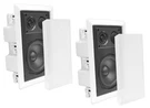 Pair New PDIW57 5'' 2 Way In Wall Enclosed Speaker System W/directional Tweeter. Fixed Price $89.49.