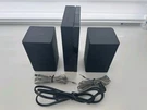 Samsung SWA-9100S 2.0-CHANNEL Wireless Rear Speaker Kit. Fixed Price $145.00.