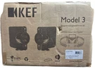 Kef MODEL3BL Speakers Brand New. Fixed Price $345.99.