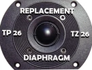 B&w Bowers Wilkins Replacement Diaphragm For Tweeter Tp 26 Tz Dm 110 220 330. Fixed Price $25.71.
