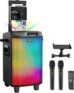 Wireless Karaoke Machine For Adults, Tonor Pa System Portable K20, Black. Fixed Price $410.05.