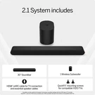 Vizio SV210M-0808 2.1 Soundbar With Wireless Subwoofer, Dolby Atmos & Dts:x,. Fixed Price $83.00.