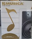 MUSICA602W 50WATT Wall Speakers White 12X8.5 Inches New. Fixed Price $49.00.