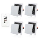 Herdio 5.25 Inches 2-WAY Bluetooth Ceiling Speakers With 4 Channel Wall Ampli.... Fixed Price $242.43.