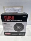 Earthquake Sound SUB6 6.5 8-OHM 150W Passive Wall In-ceiling Subwoofer. Fixed Price $105.00.