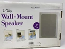 Radio Shack 40-4099 2-WAY Speaker System New In Open Box 6 1/2 50 Watts Rms. Fixed Price $32.87.