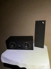 Acoustic Energy AE107C Black / Center. Made In England. Fixed Price $75.00.