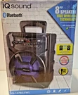 Sound IQ-1478DJTWS Portable Bluetooth 8" Speaker Mic Included Pre-owned. Fixed Price $21.95.