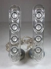Harman Kardon Soundsticks Satellite Speakers, Clear - Set Of 2. Fixed Price $49.95.