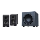 Elac Debut 3.0 Bookshelf Package Black With 12 Inch Subwoofer. Fixed Price $998.00.