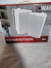 Dual LU43PW White Weather 3-WAY Speakers 50 Watts Rms 4" WOOF1.6" Mid .75TWE. Fixed Price $42.49.