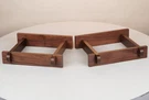 WRS425 Walnut Wood Stands (pair) For 12" Vintage SPEAKERS-10 Year Wrt. Fixed Price $199.00.
