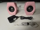 Pink Edifier G2000 Usb/aux/bluetooth Speakers. Fixed Price $70.00.