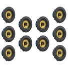 10 Pack Tdx 6.5" 2-WAY Ceiling Wall Home Theater Speaker Flush Mount White New. Fixed Price $408.45.