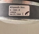 Klipsch K-1040-K Subwoofer Driver *pulled* Hifi Replacement. Fixed Price $27.99.