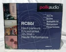 Polk Audio RC80I 2-WAY Premium 8" In-ceiling Speakers (pair) White New. Fixed Price $219.52.