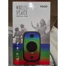 Yoco Y309B Wireless Speaker Bluetooth Portable Loud 10W Rgb Lights. Fixed Price $19.00.