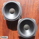 Pair Paradigm 6" Cast Basket Woofers From Titan Speakers Canada 1995 Refoamed. Fixed Price $79.95.