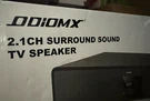 Odiomx OD-HT-01 2.1CH Bluetooth Soundbar W/ 6.5" Subwoofer, Black. Fixed Price $91.00.