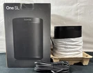 Sonos One Sl Wireless Smart Speaker Black Wi-fi Apple Airplay New Open Box. Fixed Price $169.99.
