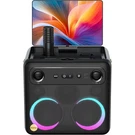 Karaoke Machine With Lyrics Display, 32GB Tablet, Mics, 300W Speaker. Fixed Price $497.54.